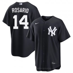Navy Amed Rosario #14 Men Basseball Jersey | NYY Limited Edition MLB Player Gear 8Y4g4g62