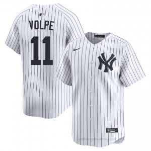 Anthony Volpe #11 White Basseball Jersey | Men NY Yankee Premium MLB Uniform Vj6v4069