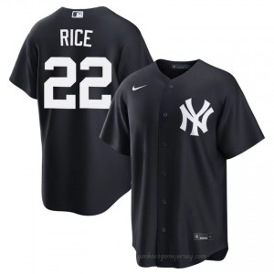 Navy Ben Rice #22 Men Basseball Jersey | New York Yankees Limited Edition MLB Player Gear K301a330