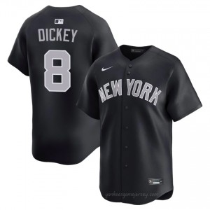 Men Bill Dickey #8 New York Yankees Navy Elite Basseball Jersey| Embroidery Authentic v8r00K90