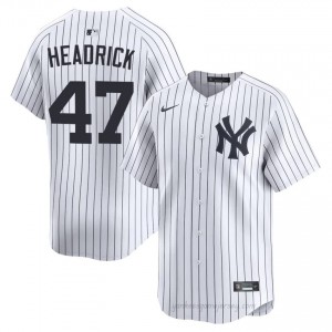 Brent Headrick #47 White Basseball Jersey | Men New York Yankees Premium MLB Uniform 5HTTB736