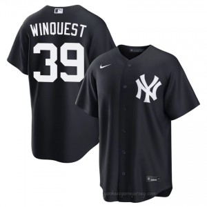 Navy Cade Winquest #39 Men Basseball Jersey | Yankees Limited Edition MLB Player Gear 36XlTc53