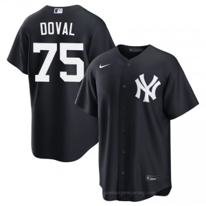 Navy Camilo Doval #75 Men Basseball Jersey | NY Yankee Limited Edition MLB Player Gear 187Dw663