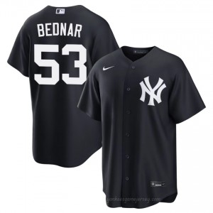 Navy David Bednar #53 Men Basseball Jersey | Yankees Limited Edition MLB Player Gear 856J7h96