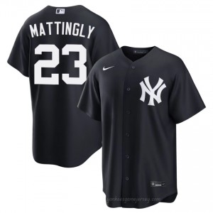 Navy Don Mattingly #23 Men Basseball Jersey | NY Yankee Limited Edition MLB Player Gear J3u0GG71