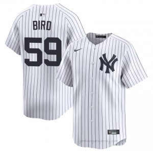 New York Yankees Jake Bird #59 White Men Premium Jersey | MLB Collectible Basseball Uniform JpPg3b56