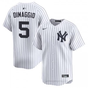 NY Yankee Joe DiMaggio #5 White Men Premium Jersey | MLB Collectible Basseball Uniform 8nOaX669