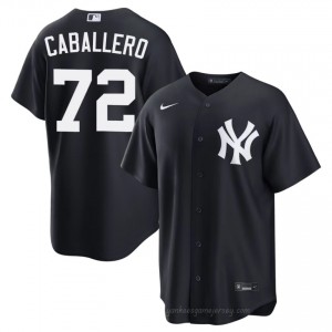 Navy Jose Caballero #72 Men Basseball Jersey | Yanks Limited Edition MLB Player Gear 780OTY83