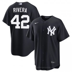 Navy Mariano Rivera #42 Men Basseball Jersey | Yankees Limited Edition MLB Player Gear 601fq749