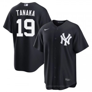 Navy Masahiro Tanaka #19 Men Basseball Jersey | NY Yankee Limited Edition MLB Player Gear 7dR1M240
