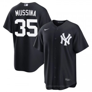 Navy Mike Mussina #35 Men Basseball Jersey | Yanks Limited Edition MLB Player Gear 5B6xW746