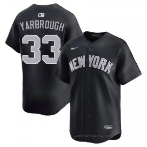 #33 Ryan Yarbrough Navy On-Field Style Basseball Jersey | Men Authentic NYY MLB Apparel 47d0m185