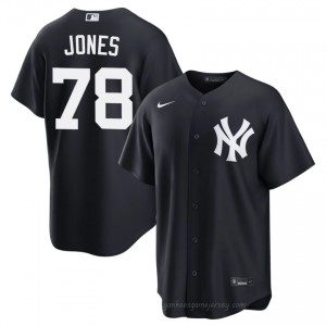 Men Spencer Jones #78 Navy Alternate Limited Basseball Jersey | Yanks Official MLB Design 57pP6g98