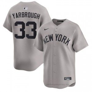 Men Ryan Yarbrough #33 New York Yankees Gray Elite Basseball Jersey| Stitch Authentic N7k6l821