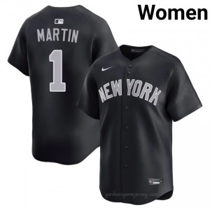 New York Yankees Billy Martin #1 Navy Women Premium Jersey | MLB Collectible Basseball Uniform 80RT6s23
