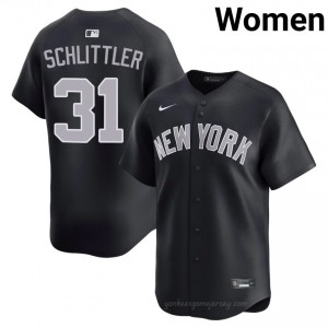 NYY Cam Schlittler #31 Navy Women Premium Jersey | MLB Collectible Basseball Uniform 0Ut7BH24