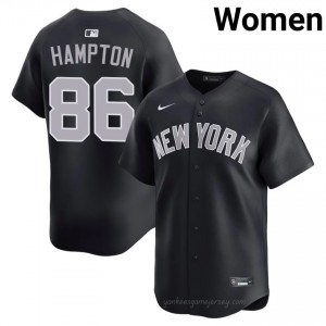 New York Yankees Chase Hampton #86 Navy Women Premium Jersey | MLB Collectible Basseball Uniform 7q6y8r42