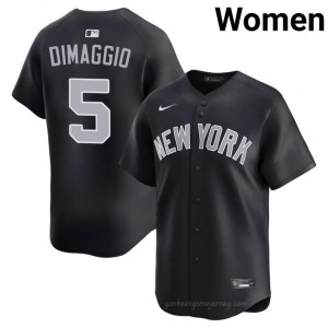 Joe DiMaggio #5 Navy Basseball Jersey | Women NYY Premium MLB Uniform CSMKxI51