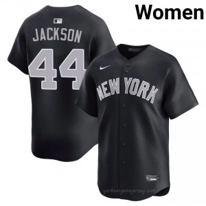 Reggie Jackson #44 Navy Basseball Jersey | Women Yanks Premium MLB Uniform 145oUm34