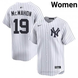 #19 Ryan McMahon White On-Field Style Basseball Jersey | Women Authentic NYY MLB Apparel I135E698