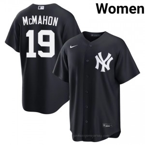 Women Ryan McMahon #19 Navy Alternate Limited Basseball Jersey | Yanks Official MLB Design 1888c295