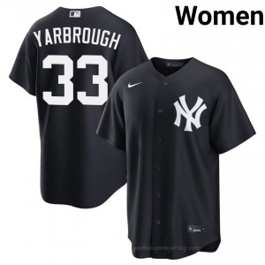 Women Ryan Yarbrough #33 Navy Alternate Limited Basseball Jersey | NYY Official MLB Design 3uk6Xw97