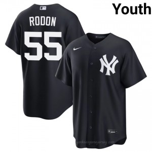 Youth Carlos Rodon #55 Navy Alternate Limited Basseball Jersey | New York Yankees Official MLB Design 0Ag7o438