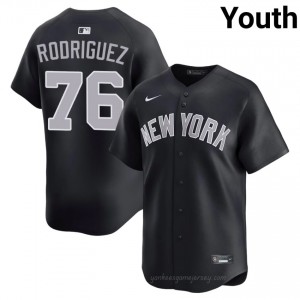 #76 Elmer Rodriguez Navy On-Field Style Basseball Jersey | Youth Authentic New York Yankees MLB Apparel X38oJn53