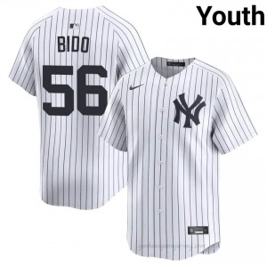 Osvaldo Bido #56 White Basseball Jersey | Youth Yanks Premium MLB Uniform wHN1ag57