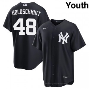 Navy Paul Goldschmidt #48 Youth Basseball Jersey | Yanks Limited Edition MLB Player Gear X7726627